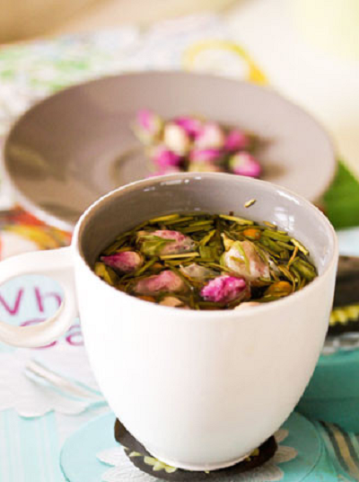 柠檬草玫瑰茶