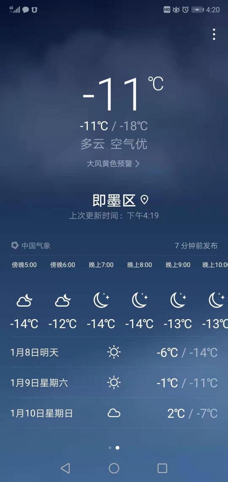 气温
